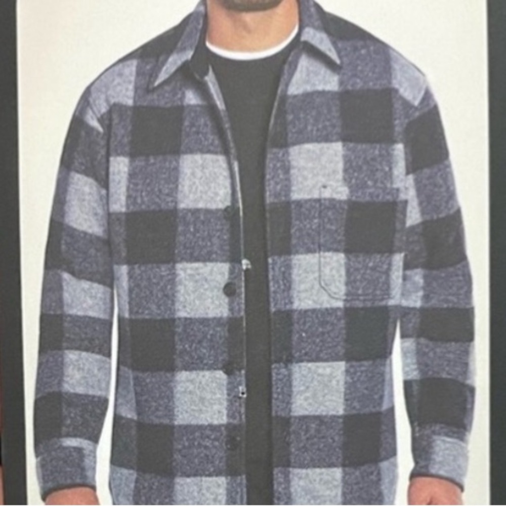 Banana Republic Men's Heritage Shirt Jacket, Blue NEW with tags - Picture 2 of 11